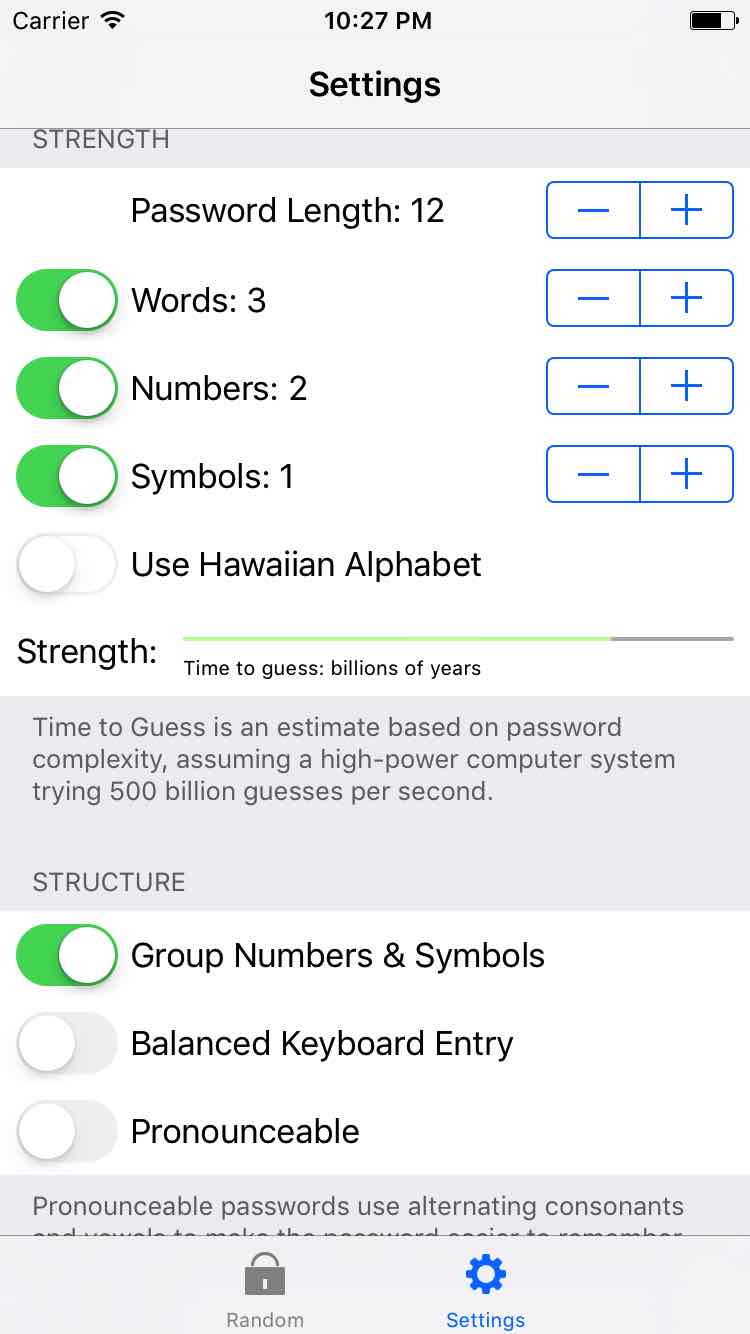 Keep the symbols and numbers together for easier passwords!